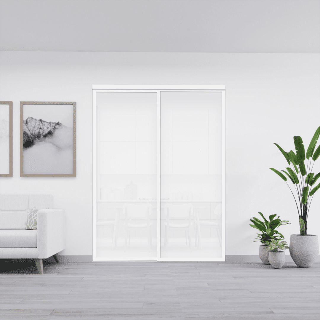 2 Panels RD - Close - White (frosted)