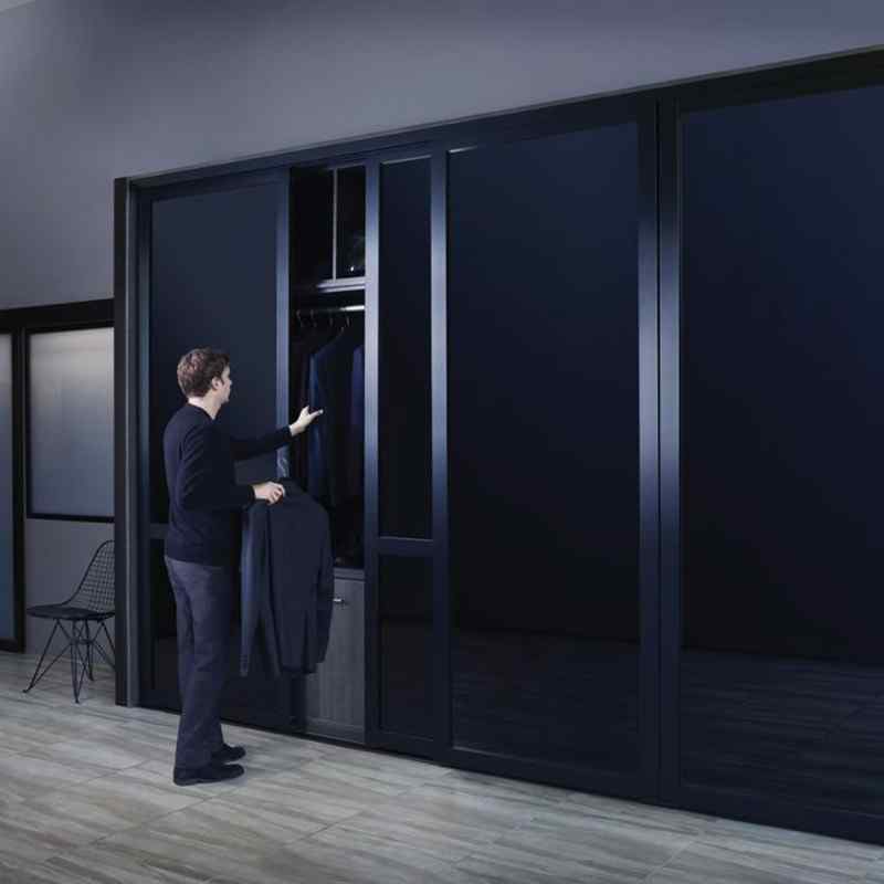 Paneled Manufactured Wood Prefinished Sliding Closet Door 